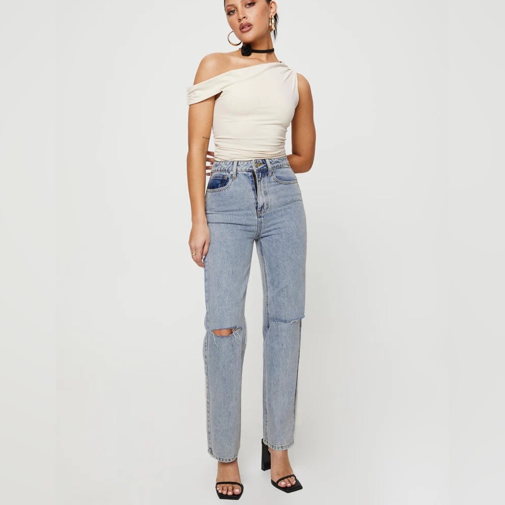 Princess polly Holland Women's straight leg Blue Jeans